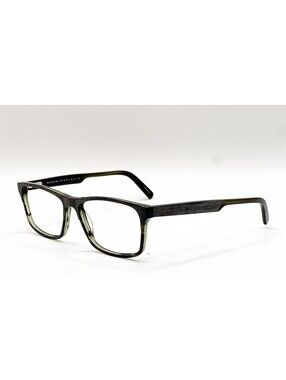 Perry Ellis PE 386-3 Matte Grey Green Rectangle Eyeglass Frames 54-16-140